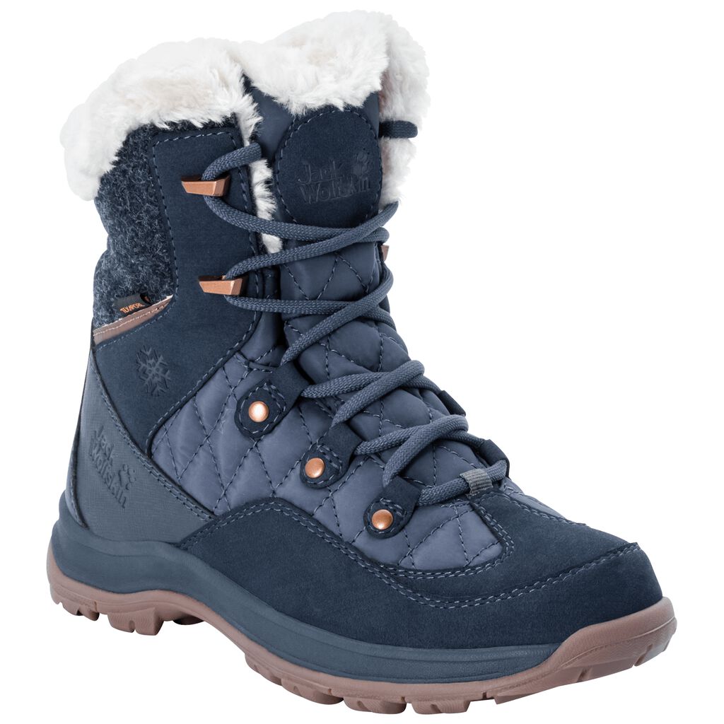 Jack Wolfskin ASPEN TEXAPOREID Női Téli Cipő Sötét Kék - QCVKST-815